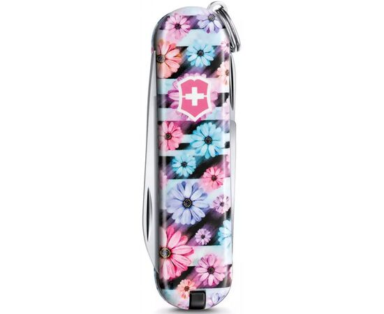 Нож Victorinox Сlassic LE "Dynamic Floral" (0.6223.L2107), изображение 2 Нож Victorinox Сlassic LE "Dynamic Floral" (0.6223.L2107), изображение 2