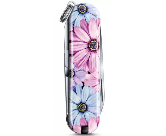 Нож Victorinox Сlassic LE "Dynamic Floral" (0.6223.L2107), изображение 3 Нож Victorinox Сlassic LE "Dynamic Floral" (0.6223.L2107), изображение 3