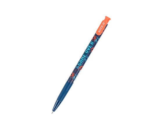 Ручка шариковая Kite автоматическая Game over, синяя (K21-363-02)