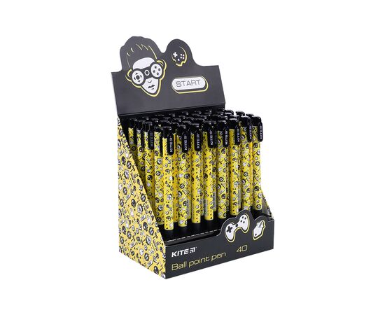 Ручка кулькова Kite автоматична Games, синя (K21-363-03), зображення 2