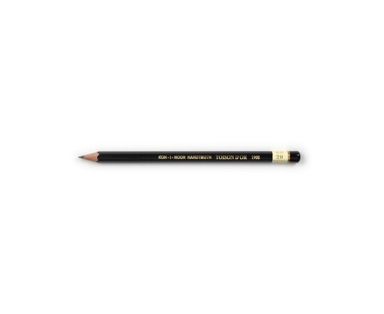 Олівець графітний Koh-i-Noor 2H Toison D'or без гумки корпус Чорний (1900.2H)