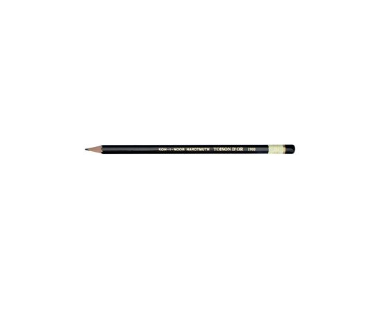 Карандаш графитный Koh-i-Noor 3H Toison D'or без резинки корпус Черный (1900.3H)