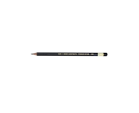 Олівець графітний Koh-i-Noor 5H Toison D'or без гумки корпус Чорний (1900.5H)