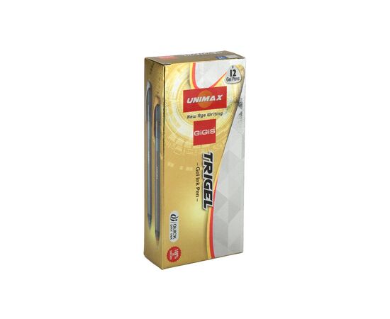Ручка гелевая Unimax Trigel-2, серебряная (UX-131-34), изображение 3 Ручка гелевая Unimax Trigel-2, серебряная (UX-131-34), изображение 3