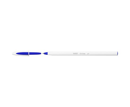 Ручка кулькова Bic Cristal Up з білим шестигранним корпусом Синя (bc949879)
