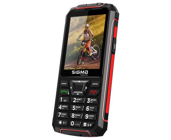 Мобільний телефон Sigma X-treme PR68 Black Red (4827798122129), зображення 3 Мобільний телефон Sigma X-treme PR68 Black Red (4827798122129), зображення 3
