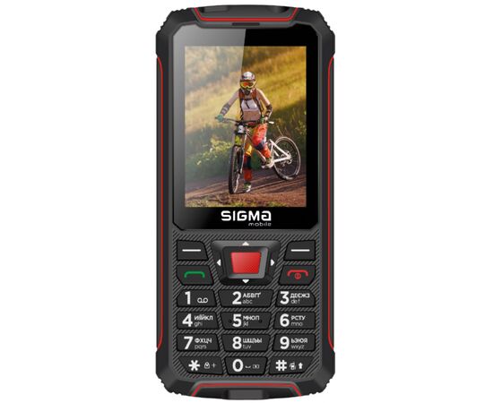 Мобільний телефон Sigma X-treme PR68 Black Red (4827798122129)
