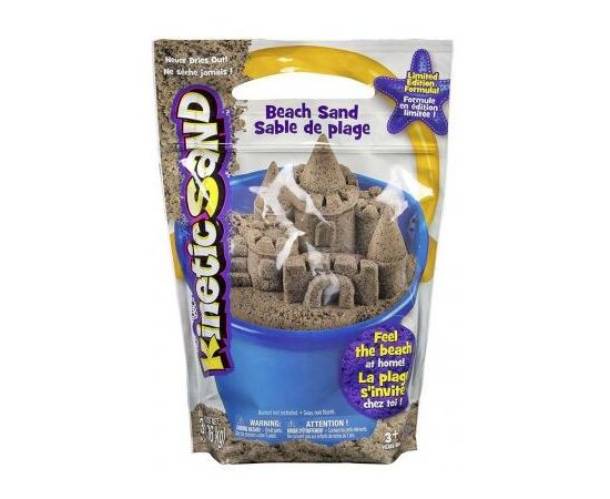 Набор для творчества Kinetic Sand BEACH натуральный цвет, 1 360 г от 3 до 5 лет (71435)