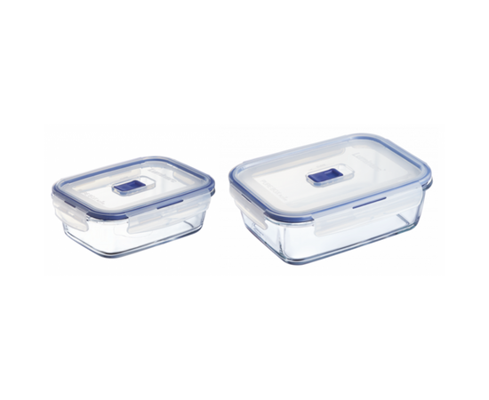 Пищевой контейнер Luminarc Pure Box Active набор 2шт прямоуг. 820мл/1220мл (P5505)