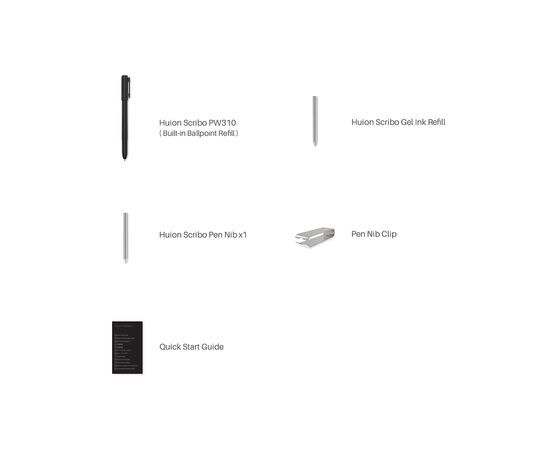 Перо Huion Scribo PW310 (PW310), изображение 3 Перо Huion Scribo PW310 (PW310), изображение 3