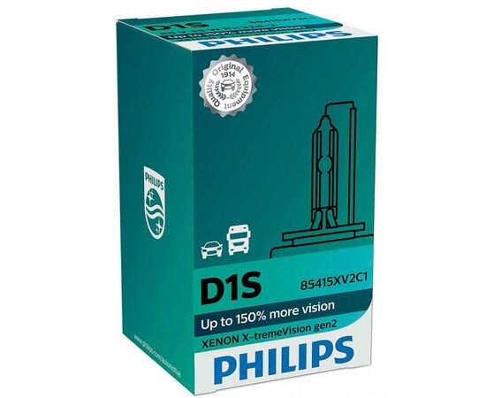 Автолампа Philips D1S X-tremeVision +150% gen2 1шт (85415XV2C1), изображение 4 Автолампа Philips D1S X-tremeVision +150% gen2 1шт (85415XV2C1), изображение 4