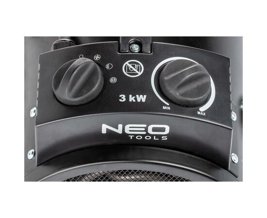 Обігрівач Neo Tools TOOLS 3 кВт, IPX4 (90-068), зображення 5 Обігрівач Neo Tools TOOLS 3 кВт, IPX4 (90-068), зображення 5