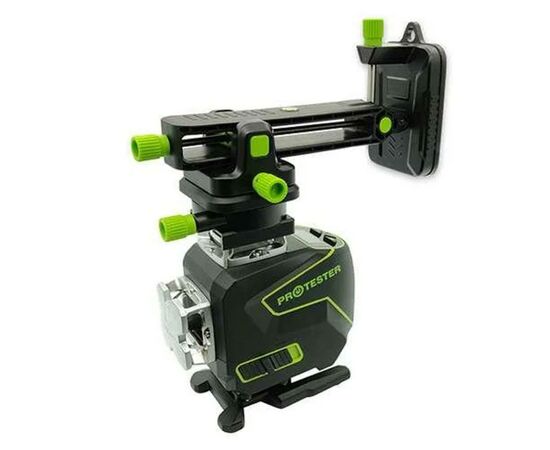 Лазерный нивелир Protester PREMIUM, 4x360°2xH360/2xV360, LCD-дисплей, Bluetooth, пульт (LL516G), изображение 2 Лазерный нивелир Protester PREMIUM, 4x360°2xH360/2xV360, LCD-дисплей, Bluetooth, пульт (LL516G), изображение 2