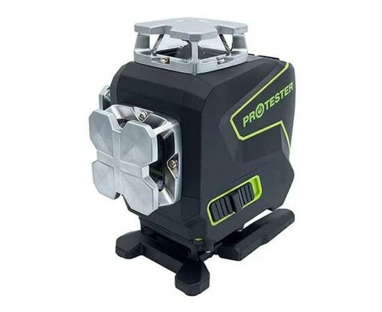 Лазерний нівелір Protester PREMIUM, 4x360°2xH360/2xV360, LCD-дисплей, Bluetooth, пульт (LL516G)