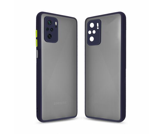 Чехол для моб. телефона MakeFuture Xiaomi Redmi Note 10S Frame (Matte PC+TPU) Blue (MCMF-XRN10SBL)
