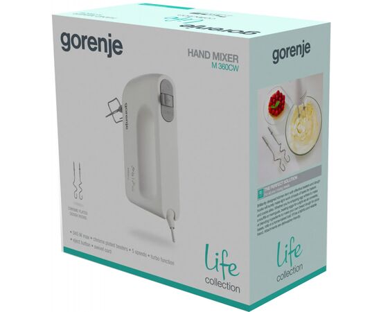 Миксер Gorenje M360CW, изображение 4 Миксер Gorenje M360CW, изображение 4