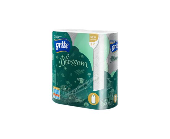Паперові рушники Grite Blossom 2 шари 2 рулони (4770023348637)