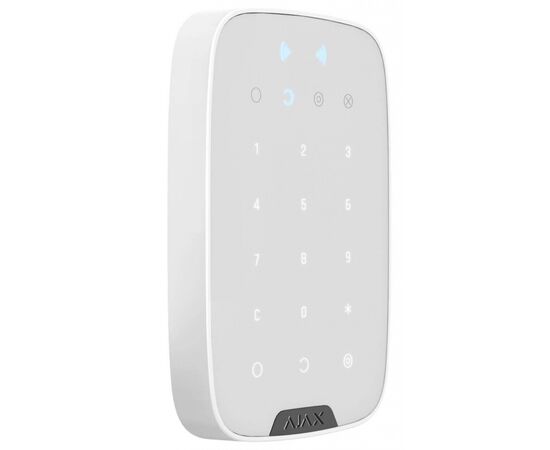 Клавіатура до охоронної системи Ajax KeyPad Plus White (KeyPad Plus/White), зображення 2 Клавіатура до охоронної системи Ajax KeyPad Plus White (KeyPad Plus/White), зображення 2