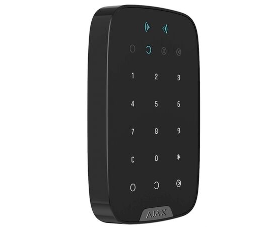 Клавіатура до охоронної системи Ajax KeyPad Plus Black (KeyPad Plus/Black), зображення 2 Клавіатура до охоронної системи Ajax KeyPad Plus Black (KeyPad Plus/Black), зображення 2