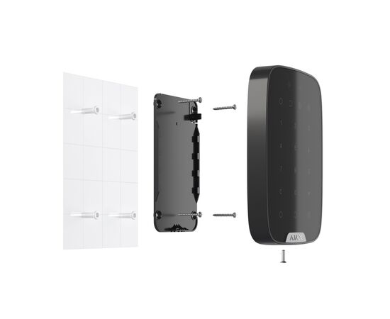 Клавіатура до охоронної системи Ajax KeyPad Plus Black (KeyPad Plus/Black), зображення 4 Клавіатура до охоронної системи Ajax KeyPad Plus Black (KeyPad Plus/Black), зображення 4