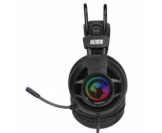 Наушники Marvo HG9018 Multi-LED 7.1 Black (HG9018), изображение 2 Наушники Marvo HG9018 Multi-LED 7.1 Black (HG9018), изображение 2
