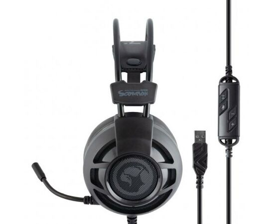 Наушники Marvo HG9018 Multi-LED 7.1 Black (HG9018), изображение 5 Наушники Marvo HG9018 Multi-LED 7.1 Black (HG9018), изображение 5
