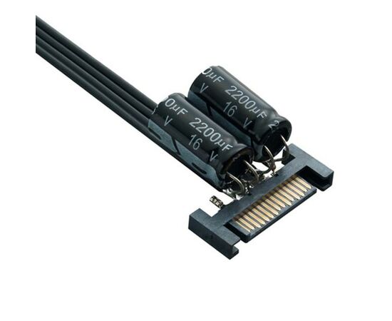 Кабель питания Silver Stone 3xSATA(180), 2х2200F (SST-CP06-L), изображение 6 Кабель питания Silver Stone 3xSATA(180), 2х2200F (SST-CP06-L), изображение 6