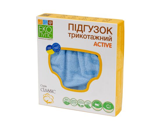 Подгузник Еко Пупс Active Classic многократный 12-17 кг Abso Maxi Зеленый (ТП2ВК4-4з), изображение 4 Подгузник Еко Пупс Active Classic многократный 12-17 кг Abso Maxi Зеленый (ТП2ВК4-4з), изображение 4