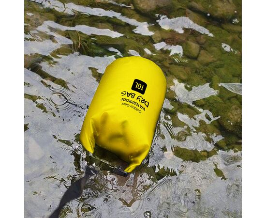 Гермомешок Armorstandart Waterproof Outdoor Gear 10L Yellow (ARM59237), изображение 3 Гермомешок Armorstandart Waterproof Outdoor Gear 10L Yellow (ARM59237), изображение 3
