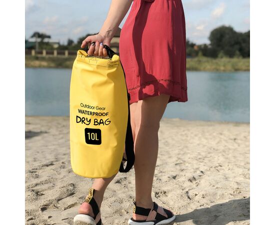 Гермомешок Armorstandart Waterproof Outdoor Gear 10L Yellow (ARM59237), изображение 4 Гермомешок Armorstandart Waterproof Outdoor Gear 10L Yellow (ARM59237), изображение 4
