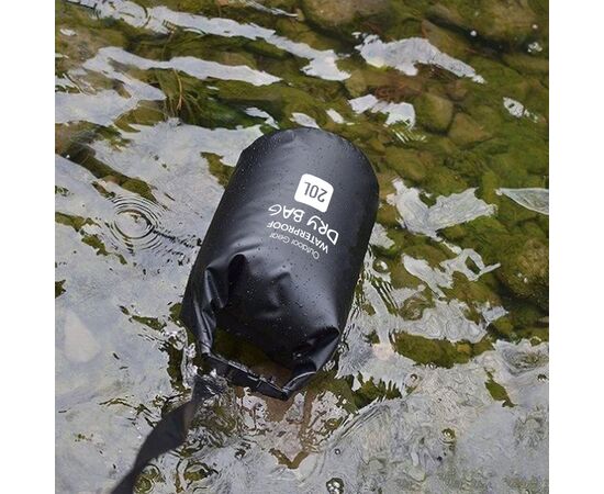 Гермомішок Armorstandart Waterproof Outdoor Gear 20L Black (ARM59238), зображення 3 Гермомішок Armorstandart Waterproof Outdoor Gear 20L Black (ARM59238), зображення 3