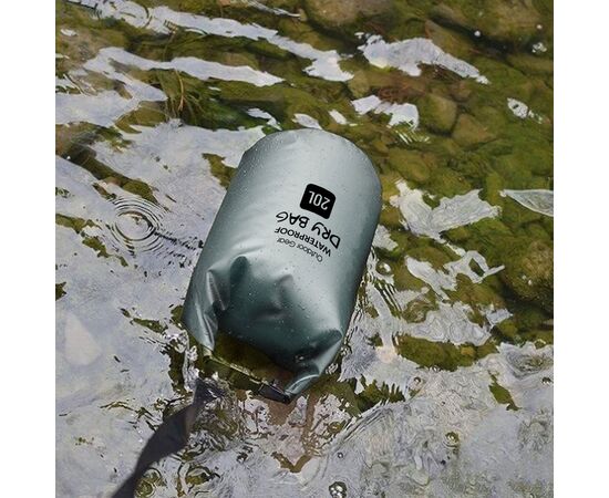 Гермомішок Armorstandart Waterproof Outdoor Gear 20L Grey (ARM59240), зображення 3 Гермомішок Armorstandart Waterproof Outdoor Gear 20L Grey (ARM59240), зображення 3