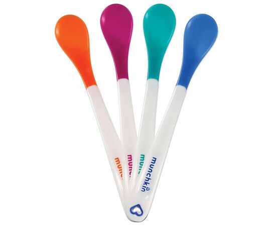 Набор детской посуды Munchkin White Hot термочувствительных ложек 4 шт (43682), изображение 2 Набор детской посуды Munchkin White Hot термочувствительных ложек 4 шт (43682), изображение 2