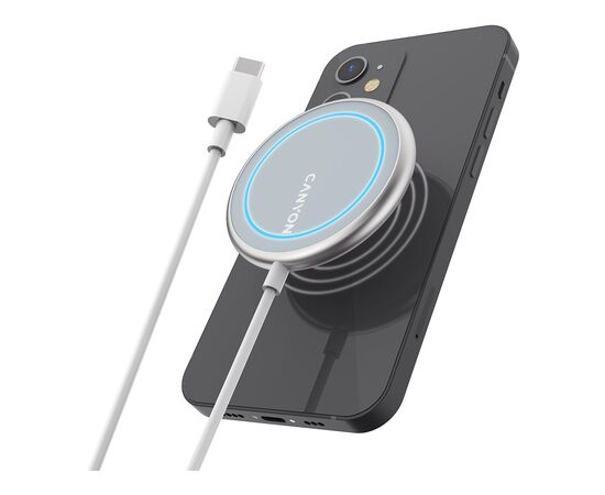 Зарядное устройство Canyon WS-100 Wireless charger (CNS-WCS100), изображение 3 Зарядное устройство Canyon WS-100 Wireless charger (CNS-WCS100), изображение 3