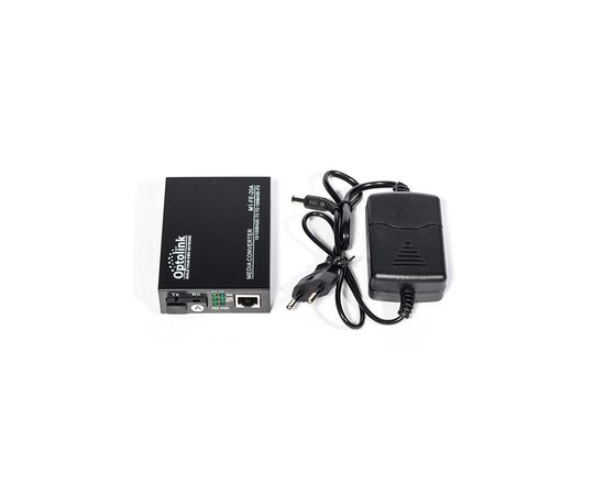 Медиаконвертер Optolink 100M, 20km, SC, RJ45, Tx 1310nm (1M-FE-20A), изображение 3 Медиаконвертер Optolink 100M, 20km, SC, RJ45, Tx 1310nm (1M-FE-20A), изображение 3