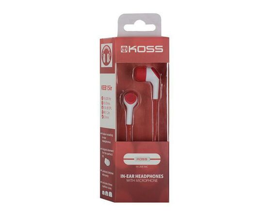 Наушники Koss KEB15i Red, изображение 2