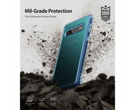 Чехол для моб. телефона Ringke Fusion Samsung Galaxy S10 Clear (RCS4514), изображение 3 Чехол для моб. телефона Ringke Fusion Samsung Galaxy S10 Clear (RCS4514), изображение 3