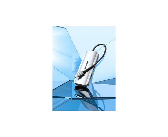 Концентратор Vention USB3.1 Type-C --> HDMI/VGA/USB 3.0x3/PD 100W Hub 6-in-1 (TOIHB), изображение 2 Концентратор Vention USB3.1 Type-C --> HDMI/VGA/USB 3.0x3/PD 100W Hub 6-in-1 (TOIHB), изображение 2