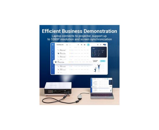 Концентратор Vention USB3.1 Type-C --> HDMI/VGA/USB 3.0x3/PD 100W Hub 6-in-1 (TOIHB), изображение 8 Концентратор Vention USB3.1 Type-C --> HDMI/VGA/USB 3.0x3/PD 100W Hub 6-in-1 (TOIHB), изображение 8