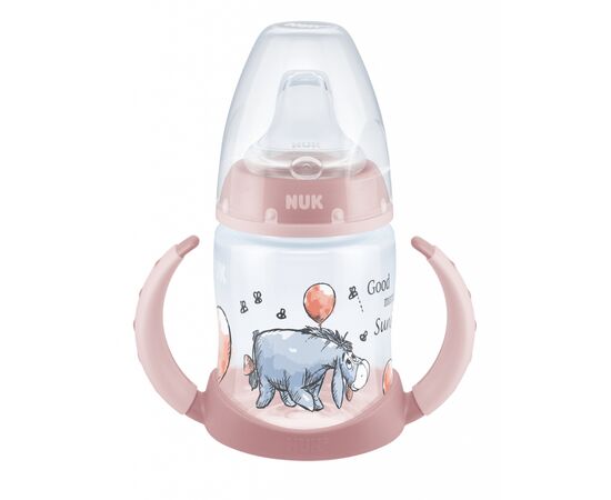 Бутылочка для кормления Nuk Disney First Choice с ручками 150 мл Персиковый (3954050)
