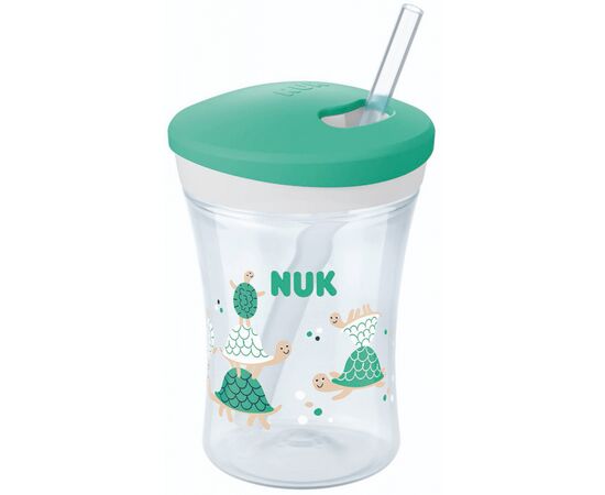 Поильник-непроливайка Nuk Evolution Action Cup 230 мл Зеленый (3952384)