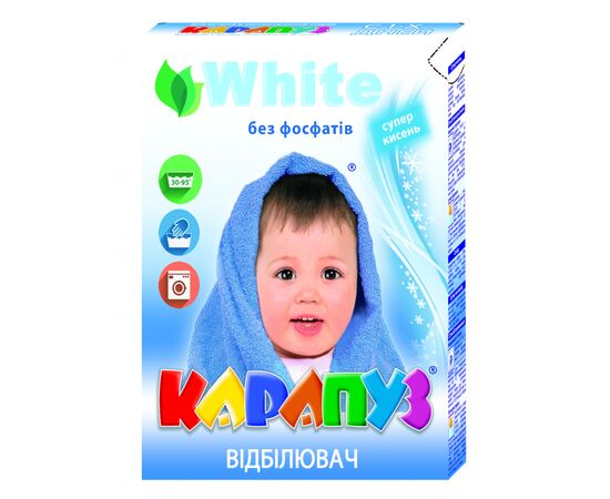 Відбілювач Карапуз кисневий для дитячих речей 500 г (4820049381580)