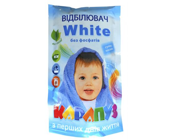 Відбілювач Карапуз кисневий для дитячих речей 200 г (4820049381290)