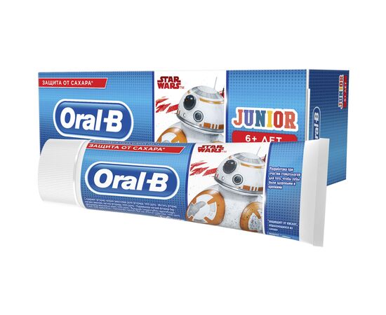 Детская зубная паста Oral-B Junior Star Wars 75 мл (8001090655141)
