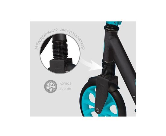 Самокат Globber NL500-205 Черно-серый (684-120-2), изображение 7 Самокат Globber NL500-205 Черно-серый (684-120-2), изображение 7