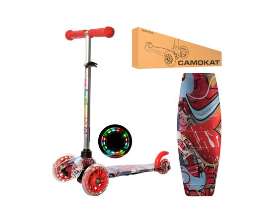 Самокат iTrike Mini Red (3-013-4-F-R red), изображение 2 Самокат iTrike Mini Red (3-013-4-F-R red), изображение 2