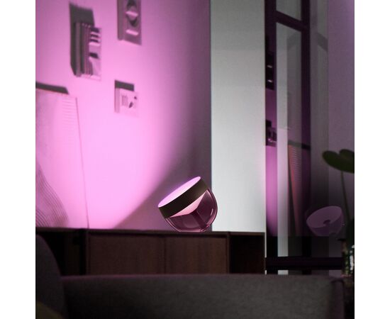 Настольная лампа Philips Hue Iris, Color, BT, DIM, чорна (929002376201), изображение 2 Настольная лампа Philips Hue Iris, Color, BT, DIM, чорна (929002376201), изображение 2