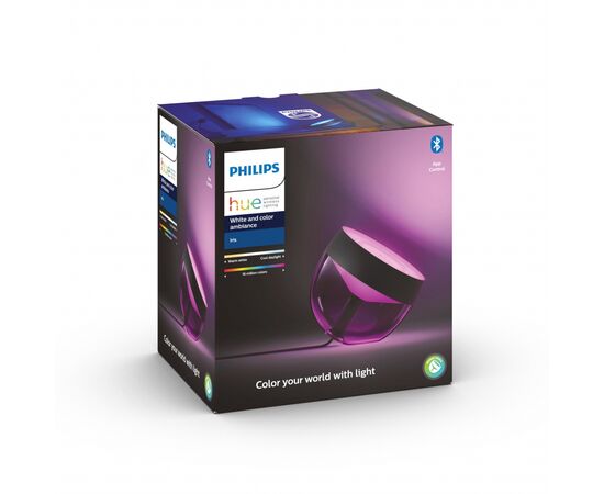 Настольная лампа Philips Hue Iris, Color, BT, DIM, чорна (929002376201), изображение 8 Настольная лампа Philips Hue Iris, Color, BT, DIM, чорна (929002376201), изображение 8