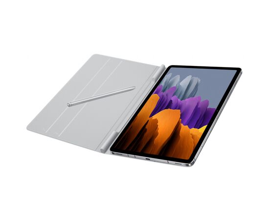 Чехол для планшета Samsung Book Cover Galaxy Tab S7/S8 (T875/X700/X706) Light Gray (EF-BT630PJEGRU), изображение 5 Чехол для планшета Samsung Book Cover Galaxy Tab S7/S8 (T875/X700/X706) Light Gray (EF-BT630PJEGRU), изображение 5