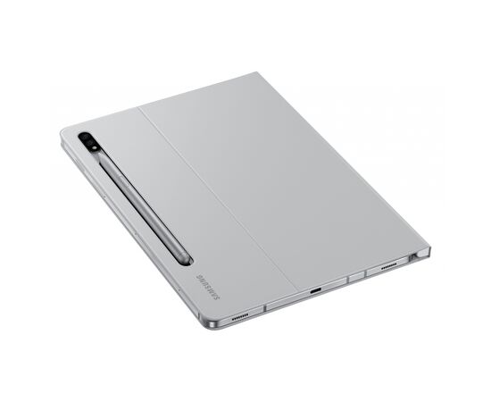 Чехол для планшета Samsung Book Cover Galaxy Tab S7/S8 (T875/X700/X706) Light Gray (EF-BT630PJEGRU), изображение 8 Чехол для планшета Samsung Book Cover Galaxy Tab S7/S8 (T875/X700/X706) Light Gray (EF-BT630PJEGRU), изображение 8